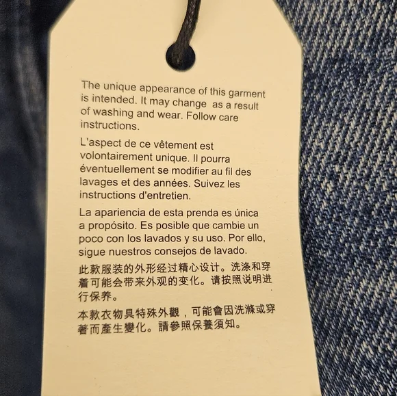 Levi's 501 Original Fit Straight Leg Blue Jeans - Picture 5 of 12